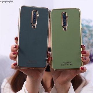 ใหม่ เคสโทรศัพท์ ซิลิโคนนิ่ม ชุบ 6D แฟชั่น สําหรับ OPPO Reno 2F 2Z 2 Z 3 10X Zoom Ace