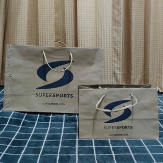 แท้ !! ถุงกระดาษกีฬา Supersports / ถุงกระดาษซุปเปอร์สปอร์ต