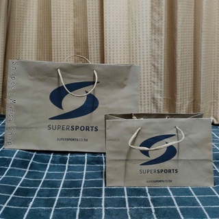 แท้ !! ถุงกระดาษกีฬา Supersports / ถุงกระดาษซุปเปอร์สปอร์ต