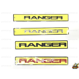 โลโก้ฝากระโปรงหน้า ฟอร์ดเรนเจอร์ RANGER โลโก้ฝากระโปรงหน้า โลโก้ตัวนูน โลโก้ 3D