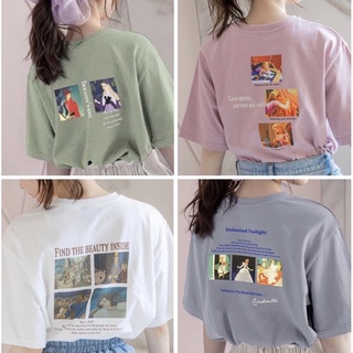 Sale เสื้อยืดเจ้าหญิง Disney Princess แท้ 100% พร้อมส่ง