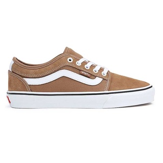 [ของแท้ ส่งฟรี จากไทย] VANS CHUKKA LOW SIDESTRIPE - T O B A C C O BROWN