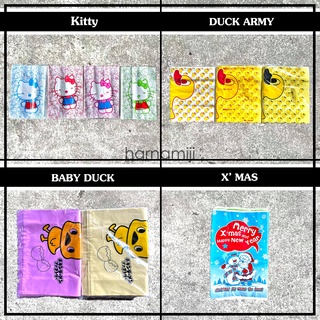 ถุงบูติก ถุงแฟชั่นลาย Kitty , Duck Army , Baby Duck , X mas หูจับกลาง ( แพ็ค 0.75 กก. ) #4