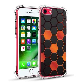 เคส สำหรับ iPhone SE 2 / 8 / 7 Polygon Series 3D Anti-Shock Protection TPU Case [PG002]