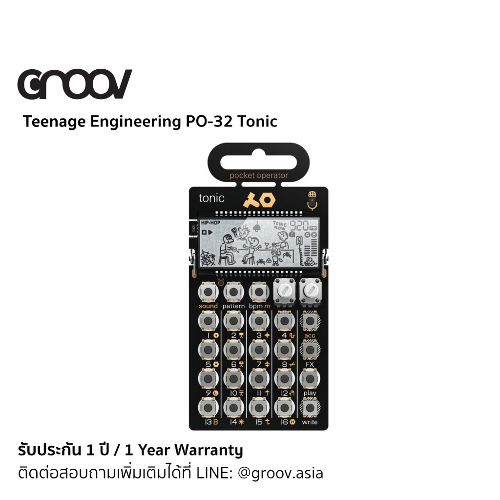 [พร้อมส่ง] Teenage Engineering: PO-32 Tonic Pocket Operator by GROOV.asia