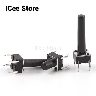 สวิตช์ปุ่มกดทองแดง 6*6 DIP 4PIN รีเซ็ตเอง 50 ชิ้น