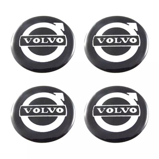 สติกเกอร์ติดดุมล้อ VOLVO ขนาด 50mm. 1 ชุดมี 4 ชิ้น