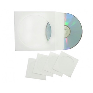 ซองใส่แผ่น CD / DVD แบบกระดาษ ซองกระดาษใส่ ซีดีและดีวีดี (PACK 100 ชิ้น)