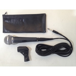 Microphone ไมโครโฟน ไมค์สาย แบบมือถือ SHURE SM 58 Cardioid Dynamic Legendary Performance Vocal Microphone มีสวิตซ์