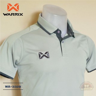 เสื้อโปโล WARRIX WA-3328 สีเทา EE วาริกซ์ วอริกซ์ ของแท้ 100%