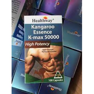 Healthway Kangaroo Essence 50,000 mg. วิตามินเสริมพลังเพศชาย (100 แคปซูล)