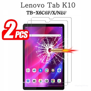 ฟิล์มกระจกนิรภัยกันรอยหน้าจอแท็บเล็ต สําหรับ Lenovo Tab K10 10.3 2021 TB-X6C6F TB-X6C6X TB-X6C6NBF 2 แพ็ก