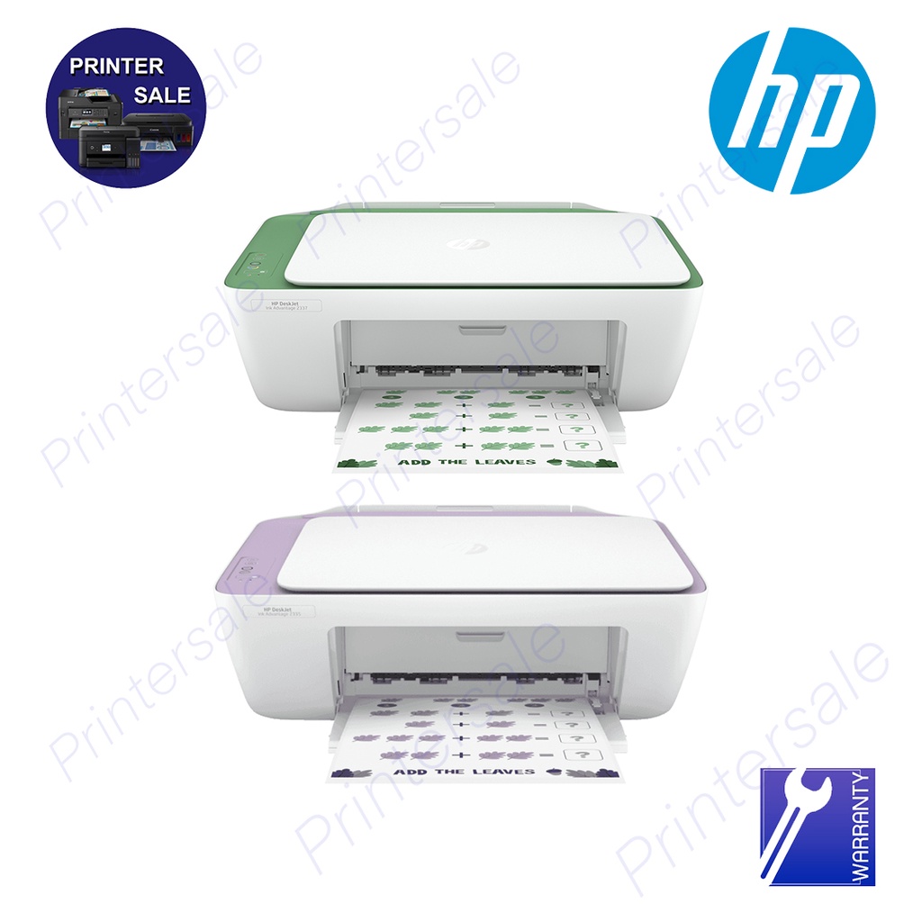 HP 2335 2337  DeskJet Ink Advantage ไม่มีwifi 7WQ07B หมึกแท้ ออกบิลกำกับภาษีได้ ส่งเร็ว ส่งด่วน by p