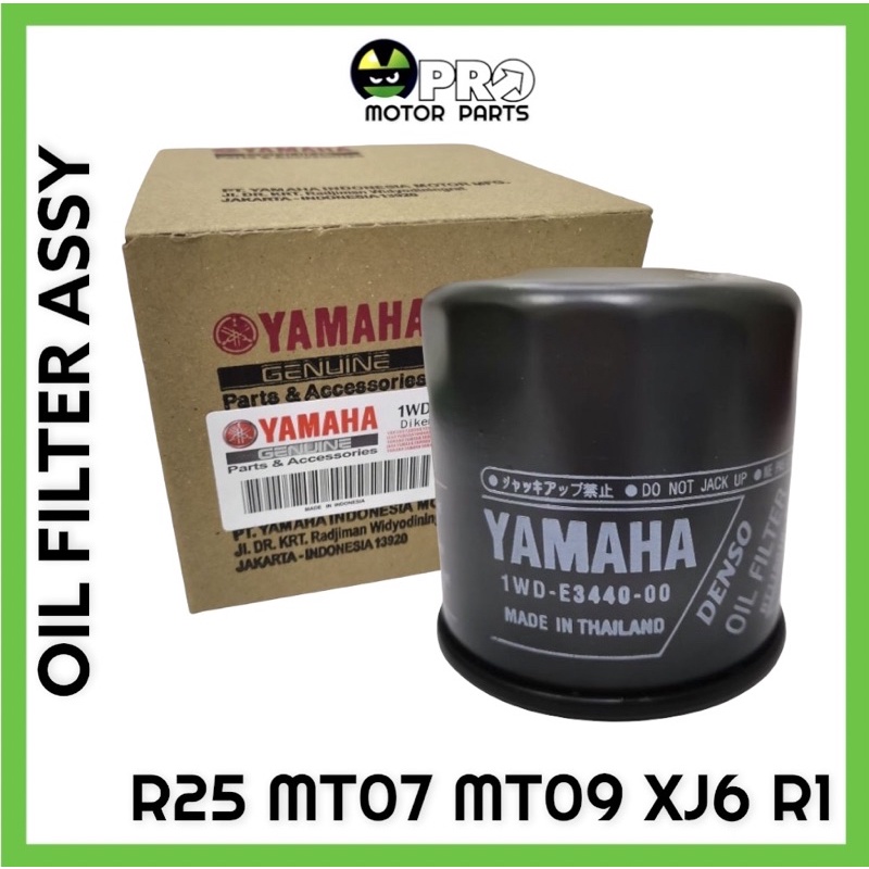 YAMAHA R25 R1 R6 XJ6 MT07 MT09 กรองน้ํามันเครื่อง assy 1WD-E3440-00