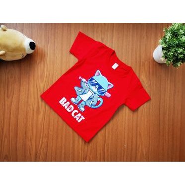 เสื้อยืดเด็ก by ต้นข้าว ลาย แมวBAD CAT