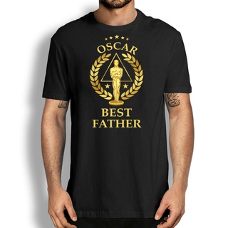 [S-5XL]เสื้อยืด พิมพ์ลาย Best Father Oscar Award เหมาะกับของขวัญวันเกิด สําหรับวันพ่อ