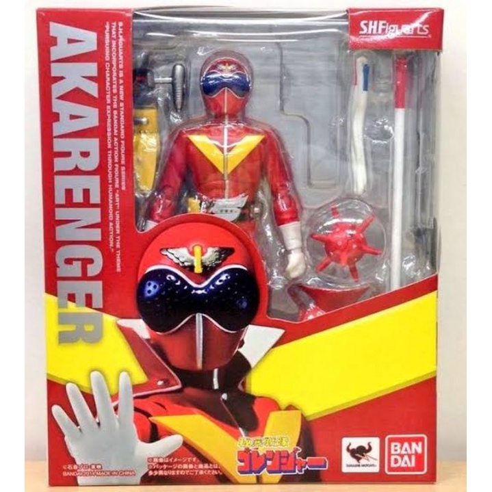 S.H.Figuarts Goranger โกเรนเจอร์ Akaranger ของใหม่ ของแท้ Bandai บันได ขบวนการเซนไต