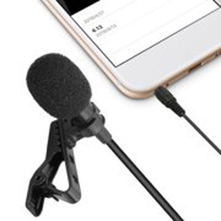 Collar Microphones Phone Mini Microphone 3.5mm Jack Handsfree Lapel Wired Condenser Karaoke OK Mic for Smartphone M