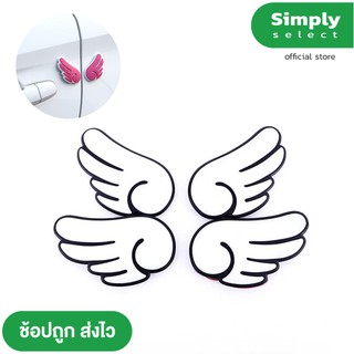 ANGEL WING DOOR GUARD ยางกันกระแทกกันชนข้างประตูรถยนต์ ลายปีกนางฟ้า