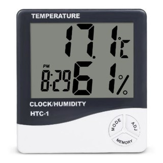 CLOCK HTC-1 LCD Electronic Temperature Humidity Meter Digital Thermometer Hygrometer