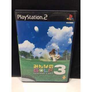 แผ่นแท้ [PS2] Minna no Golf 3 (Japan) (SCPS-15016 | 72002) Hot Shots Golf 3 Everybodys Golf