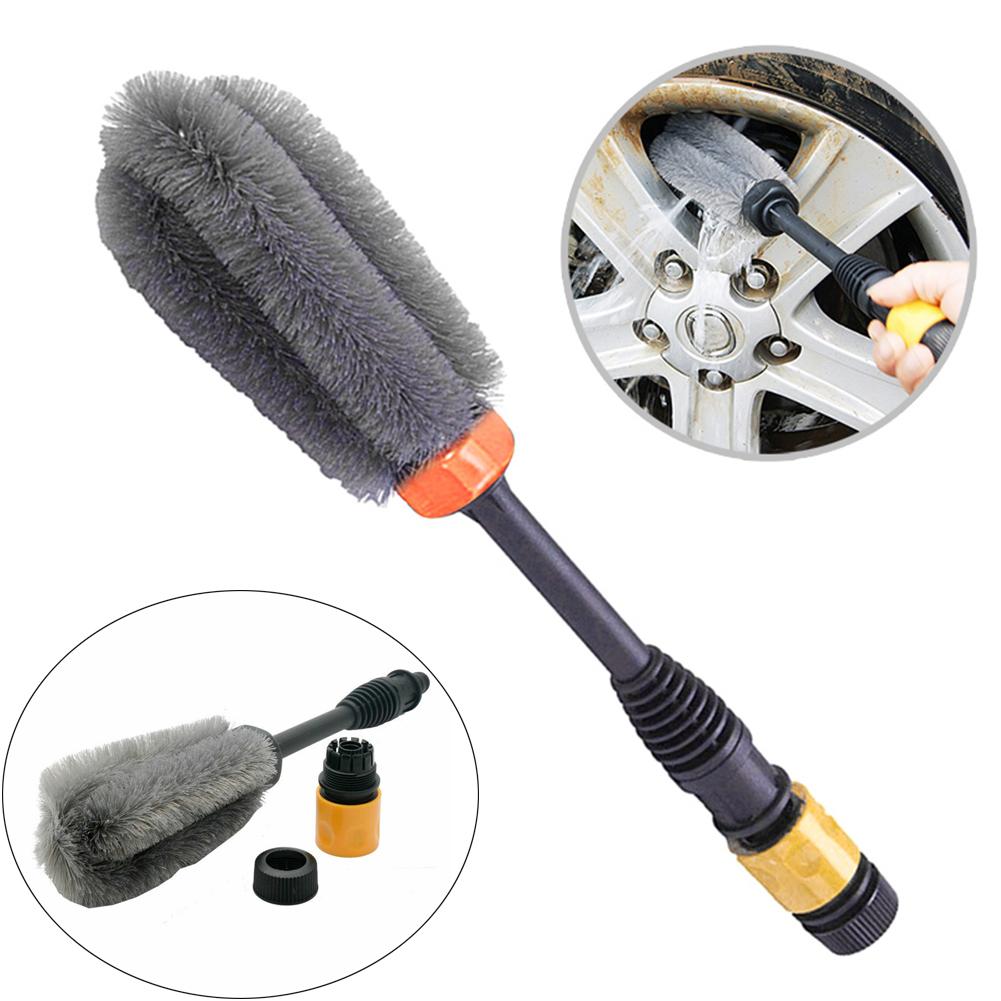 CheeseArrow Wheel Tire Rim Scrub Brush Car Truck Motorcycle Bike