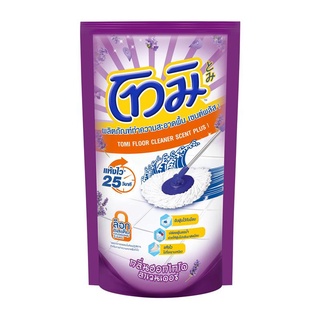 Tomi น้ำยาถูพื้น กลิ่นฮอกไกโด ลาเวนเดอร์  Violet Color 750ml น้ำยาเช็ดกระจก Tomi Floor Cleaner Hokkaido Lavender Violet