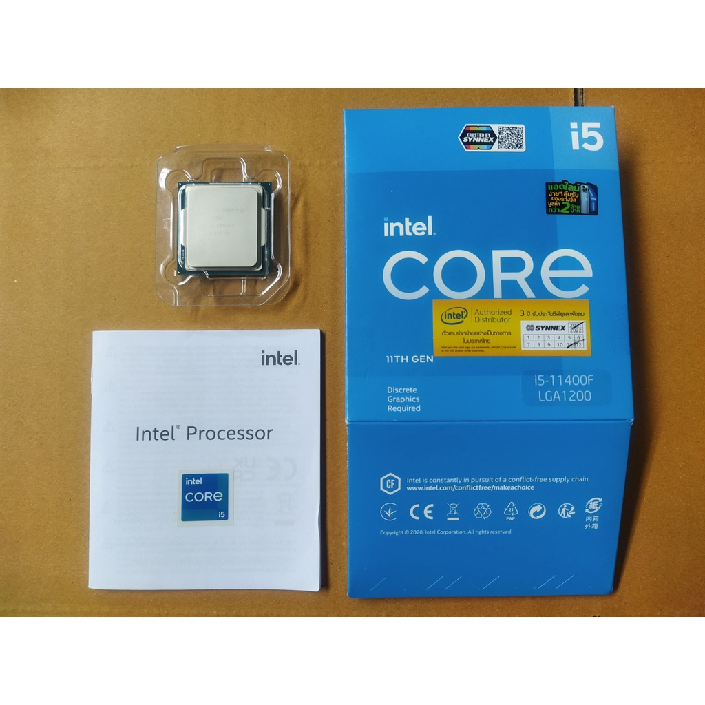 CPU Intel Core i5 11400F, LGA 1200, Gen 11 ซีพียูมือสอง
