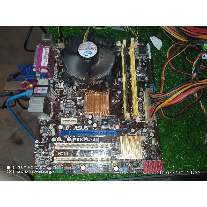 ASUS P5KPL-AM+ฝาหลังตรงรุ่น+E6500