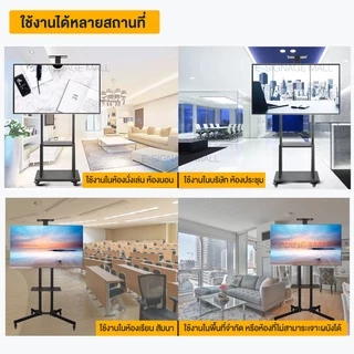 ขาตั้งทีวี สูง180cm ขาแขวนทีวี ตั้งพื้น ขนาด 32-75 นิ้ว ปรับ ก้ม เงยได้ มีล้อ เคลื่อนย้ายได้ แข็งแรง เหล็กหนา