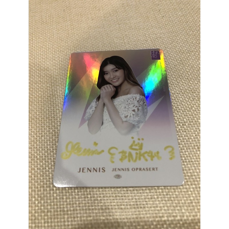 BNK48 Premium Card - Jennis Ultimate Rare type ลายเซ็นจริง