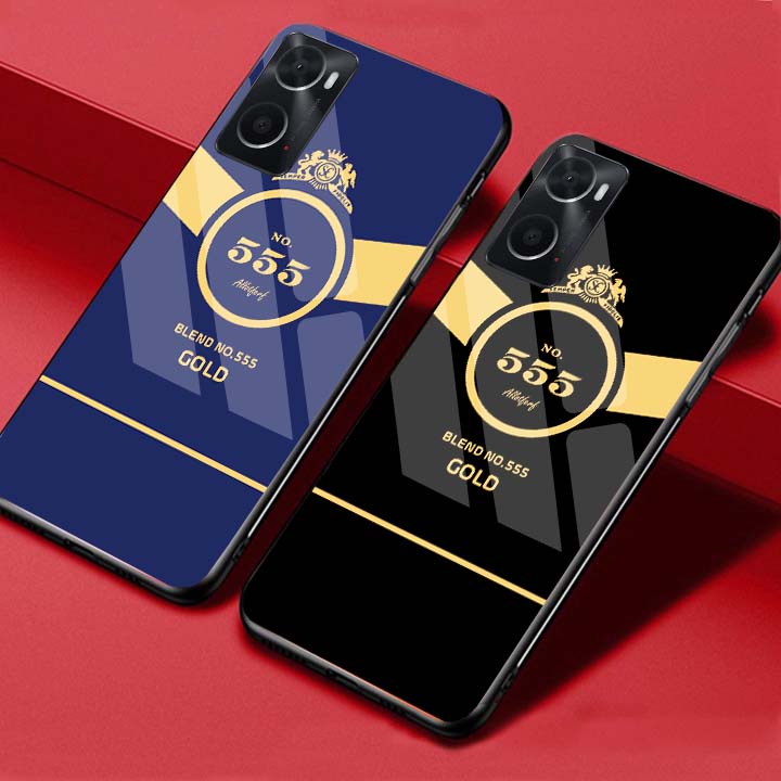 OPPO A36, A76, A57 (2022), A77S, A96 Case Tempered Glass Back, 3D Print, Exclusive Design