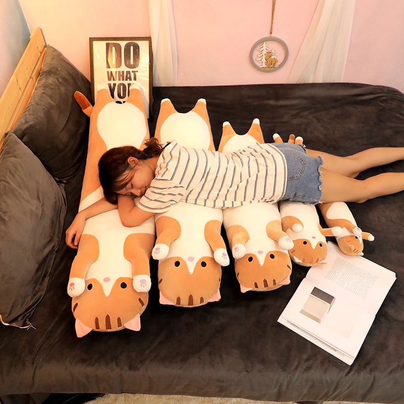 AIXINI Cute Plush Cat Doll Cat Plush Pillow Doll Toy Soft Cat Stuffed