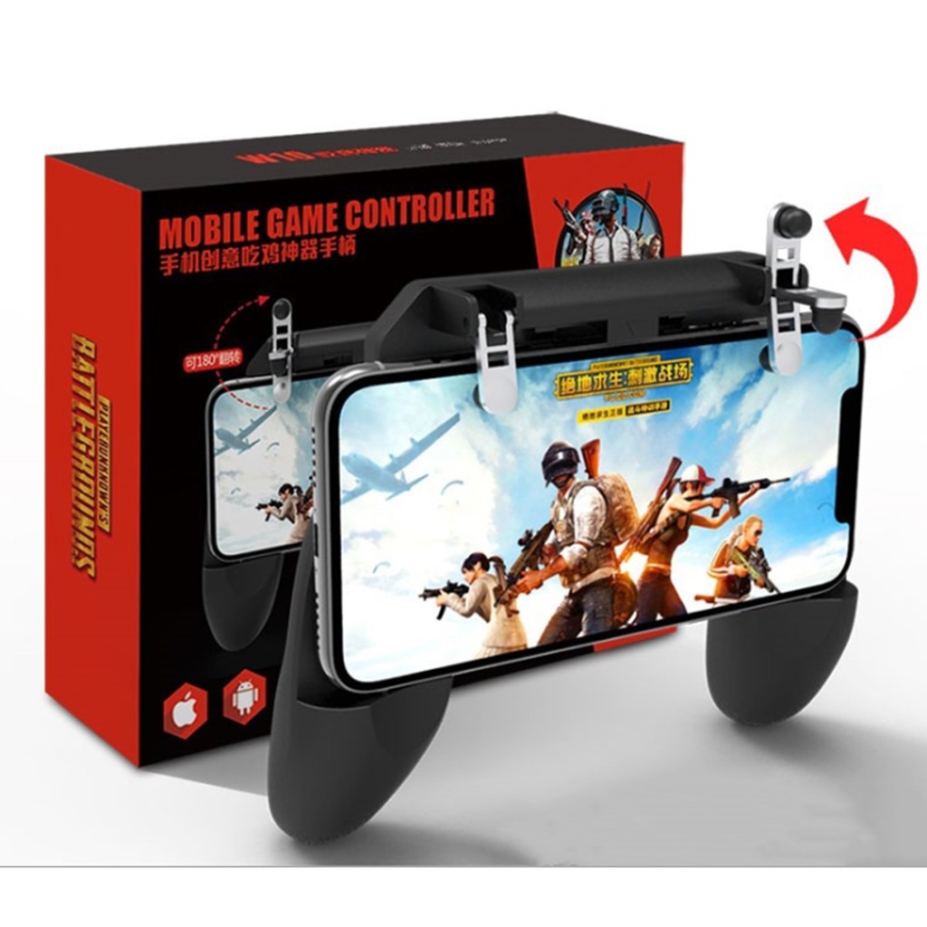 Joyจอยมือถือด้ามจับสำหรับเล่นเกม ขนาดจอ 4.5-6.5นิ้ว 🎮 จอยมือถือ เล่นPUBG Call of duty Free ใช้งานสะด