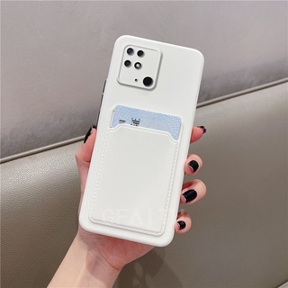 New เคสโทรศัพท์ Xiaomi Redmi 10A / 10C / 10 / 9C / 9A Fashion TPU Silicone Simple Skin Feel with Card Bag Soft Case Cover เคส Redmi10A Redmi10C