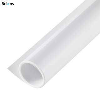 Selens แผ่นพื้นหลัง PVC สีขาว สีดำ กันน้ำ สำหรับการถ่ายภาพ ขนาด 80x150 ซม.