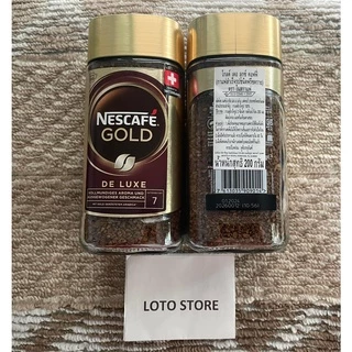 (ผลิตในสวิตเซอแลนด์) เนสกาแฟ โกลด์ กาแฟสำเร็จรูปขนาด 200 กรัม ออล อิตาเลียน่า - เดอลุกซ์ Nescafe Gold Al Italiana 200 G