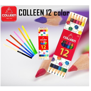 สีไม้ Colleen 2 หัว 6 แท่ง 12 สี