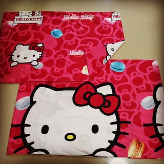 ปลอกหมอนใบใหญ่ 2 ใบ ลายคิตตี้ขนม* (รับปลอกหมอน 2 ใบ)ผ้าCotton สีไม่ตก คุ้มค่าคุ้มราคา