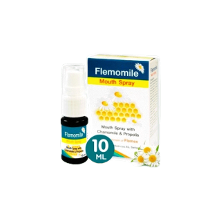 Exp.21/7/25 FLEMOMILE MOUTH SPRAY 10 ml. เฟลมโมมายด์ สเปรย์พ่นคอ ลดการระคายเคืองในลำคอ ระงับกลิ่นปาก 5859