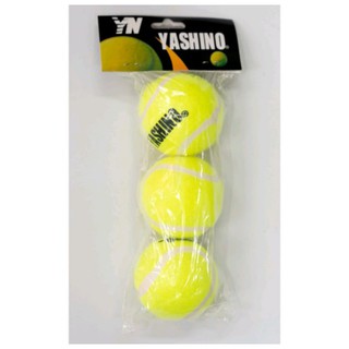 YASHINO , VRK ลูกเทนนิส ฝึกซ้อม ลูกซ้อม สีสันเด่นชัด สะดุดตา สีเขียว (3ลูก/แพ็ค)