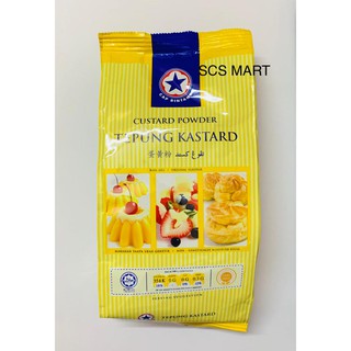 ผงคัสตาร์ดตราดาว 300 กรัม 星牌 黄蛋粉 เทปุง คาสตาร์ด แคป ถังถัง