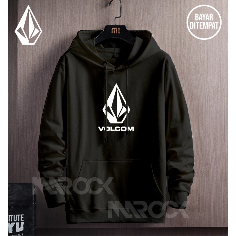 เสื้อกันหนาวผู้ชาย Deas Off White Velvet Hot Autumn Cool Hooded, Hoodie สีผู้ชาย/ผู้หญิง VOLCOM Cott