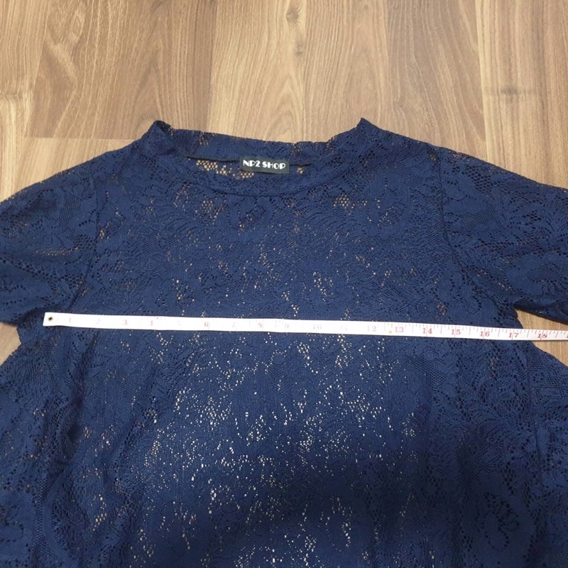 เสื้อซีทรูสีน้ำเงินNP2SHOP