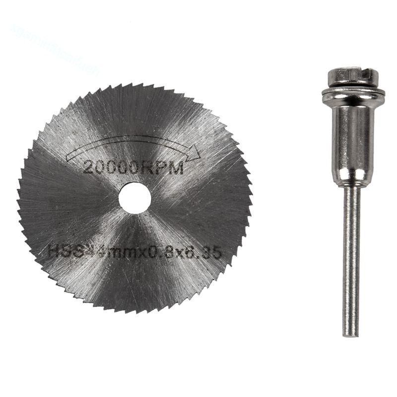7x HSS Circular Wood Cutting Saw Blade Discs Mandrel Mini Drill For