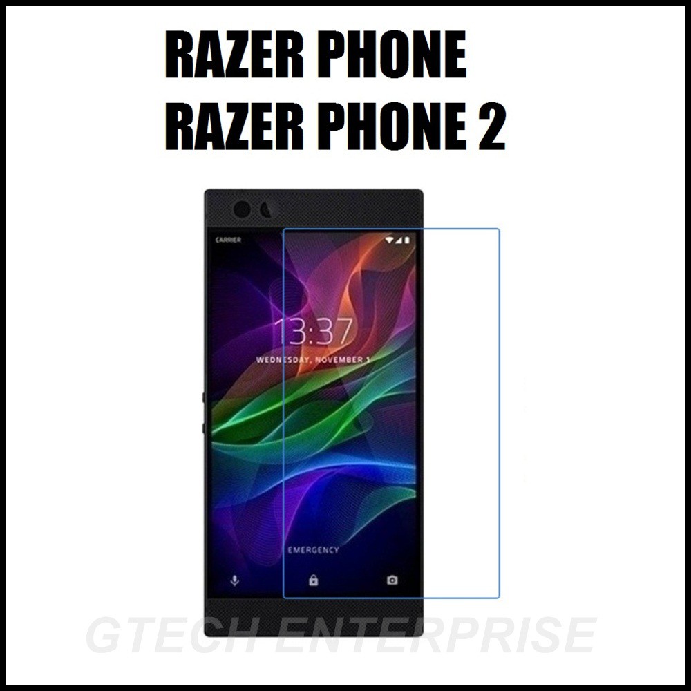 Razer Phone / Phone 2 Nano TPU ป้องกันระเบิด ป้องกันหน้าจอ สีฟ้า