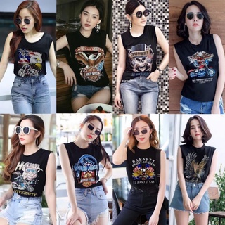 เสื้อแขนกุดร็อคสกรีนหน้า-หลัง(พร้อมส่ง)เสื้อกล้าม เสื้อวินเทจ เสื้อวง