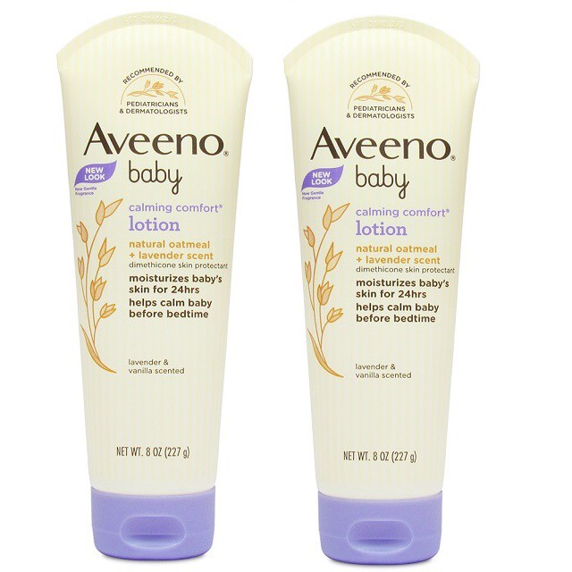 aveeno calming lotion lavender