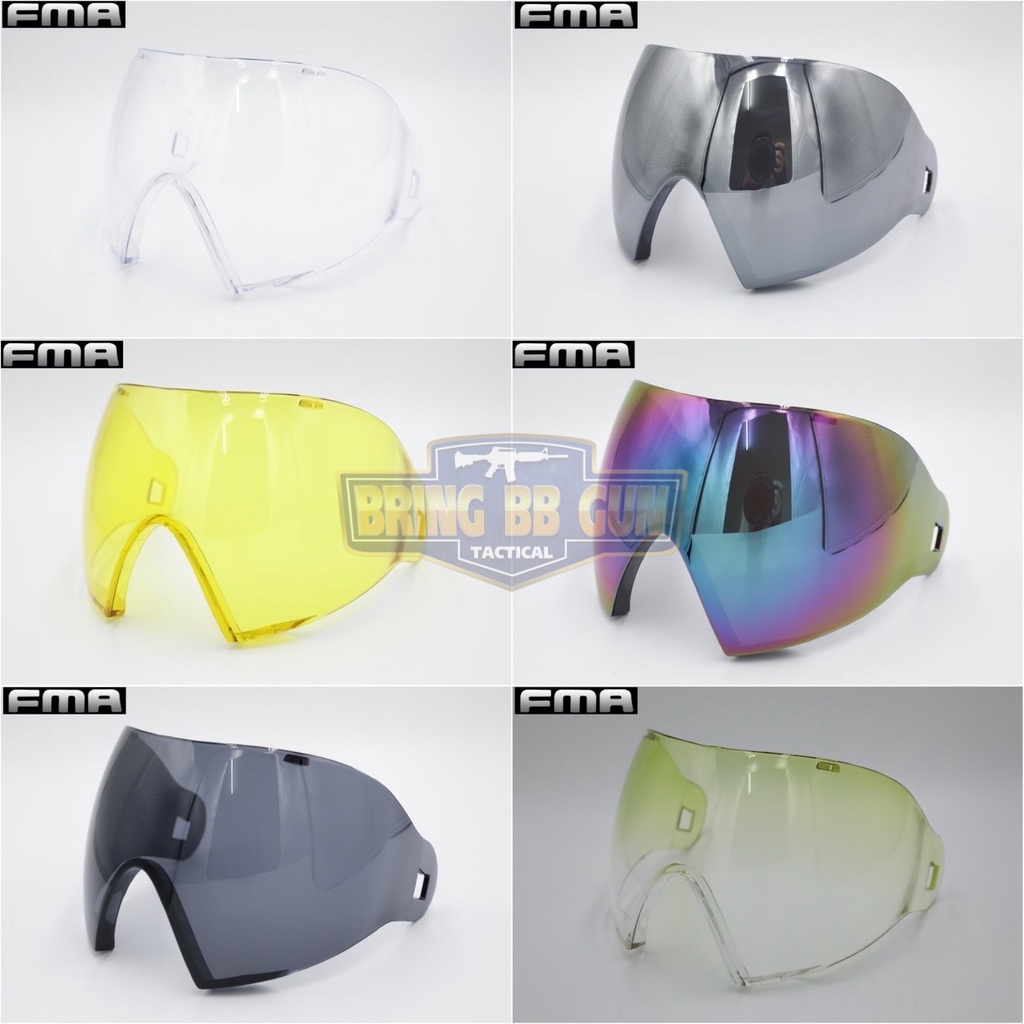 เลนส์หน้ากาก F1 ยี่ห้อ FMA รุ่น เลนส์1ชั้น