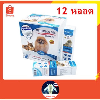 1โหล/12 หลอด Methiplus gel เจลอาหารเสริมเพื่อการปรับสมดุลของปัสสาวะ รสชาติอร่อย กินง่าย